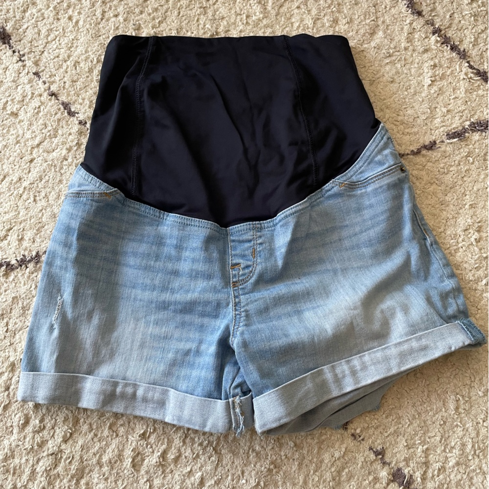 Isabel Maternity Jean Shorts